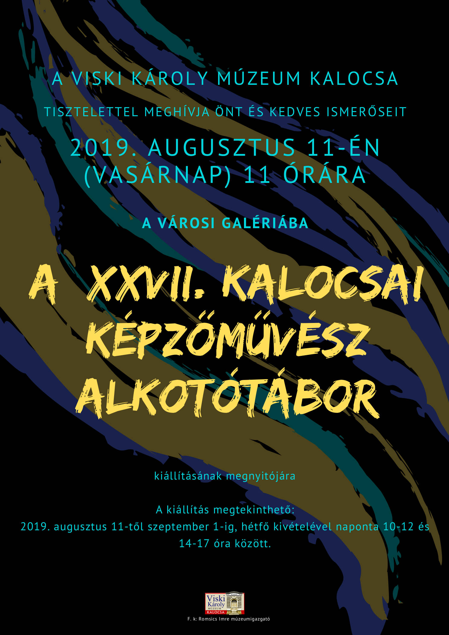 Alkotótábor kiállítás plakát