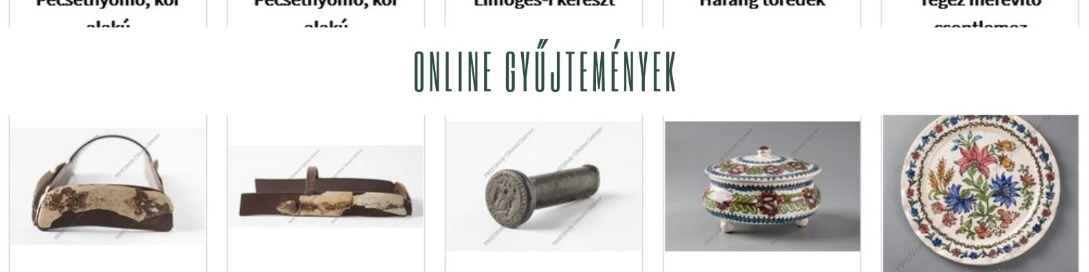 Online gyűjtemények