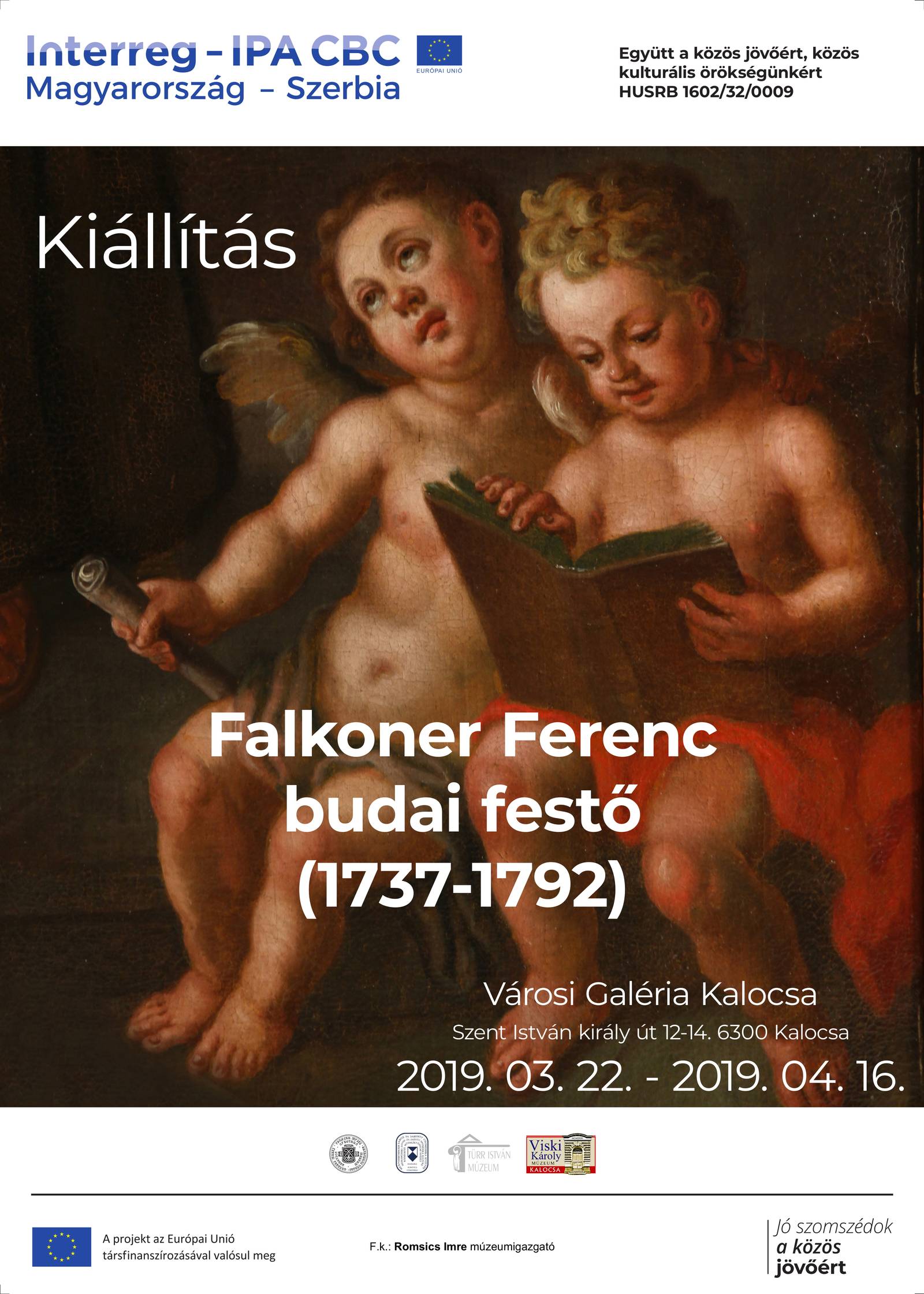 Falkoner Ferenc budai festő (1737-1792) kiállítás plakát